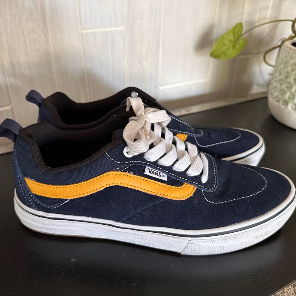 Vans Navy and Orange Men's Shoes